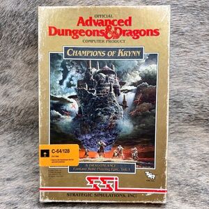 Champions Of Krynn Commodore AD&D Dungeons & Dragons by Strategic Simulations